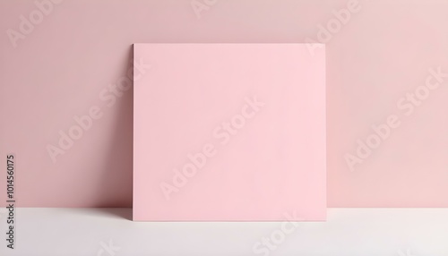 Blank pink board banner notice sign with copy space for your advertising mockup