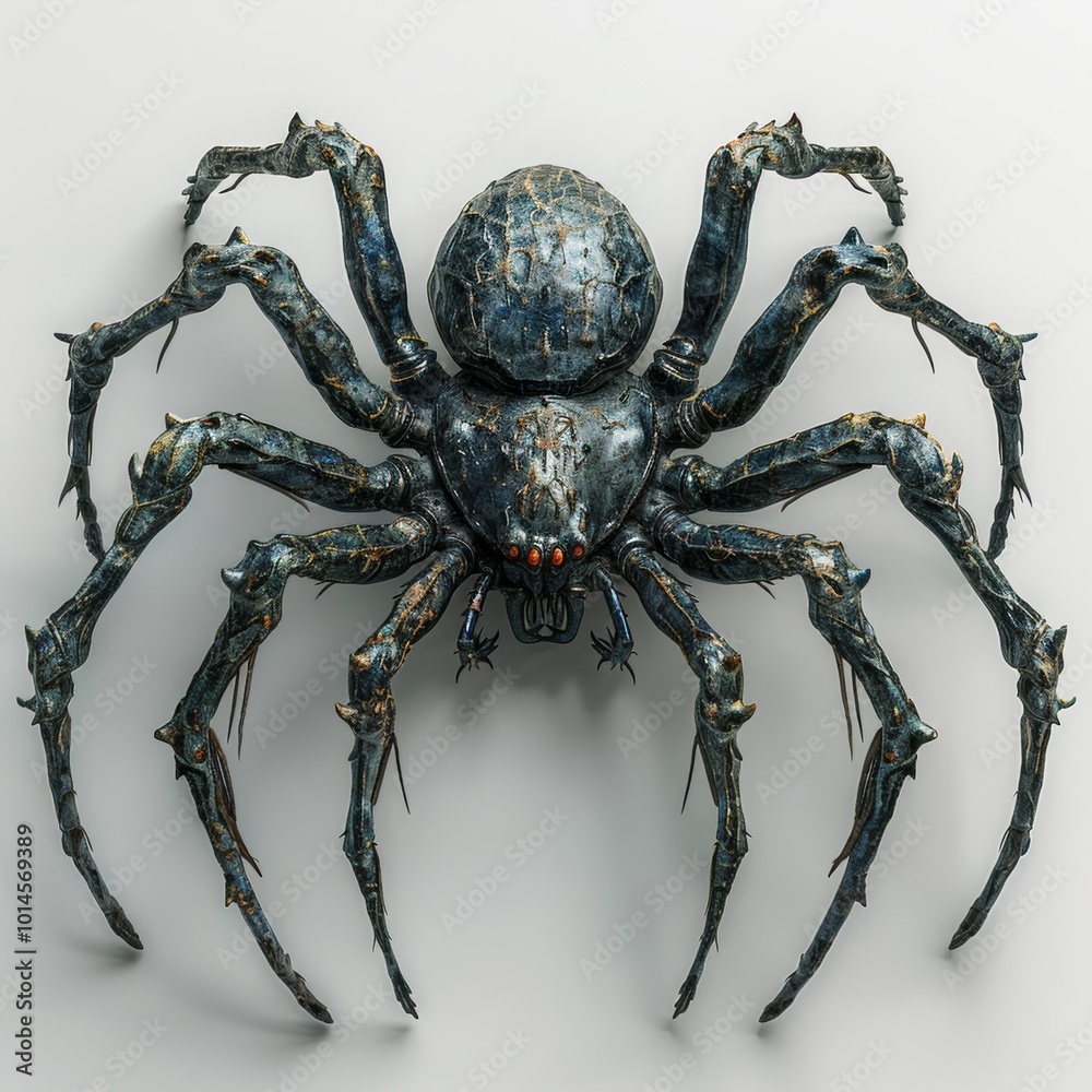 3D Cartoon Demon Spider for Halloween Decor 3D Cartoon Demon Spider for Halloween Decor