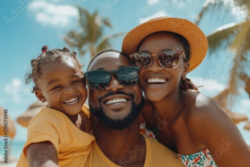 They'll treasure this holiday forever A happy family of four having fun while on holiday