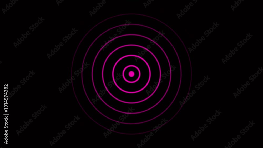 Animation of white circular electric wave spreading with transparent channel. Radio Waves in Circle Form. Radio waves signal animation. Animation of white circular electric wave spreading with transparent channel. Radio Waves in Circle Form. Radio waves signal animation.