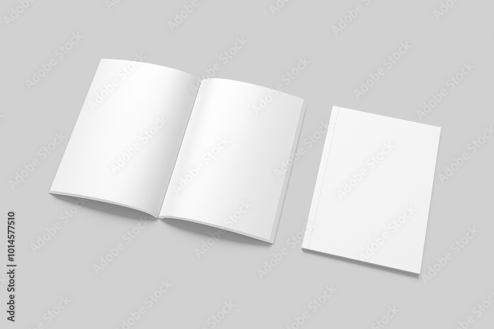 Blank a4 magazine White Blank a4 magazine White