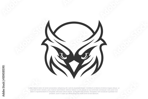 Owl logo symbol icon vector graphic design illustration photo