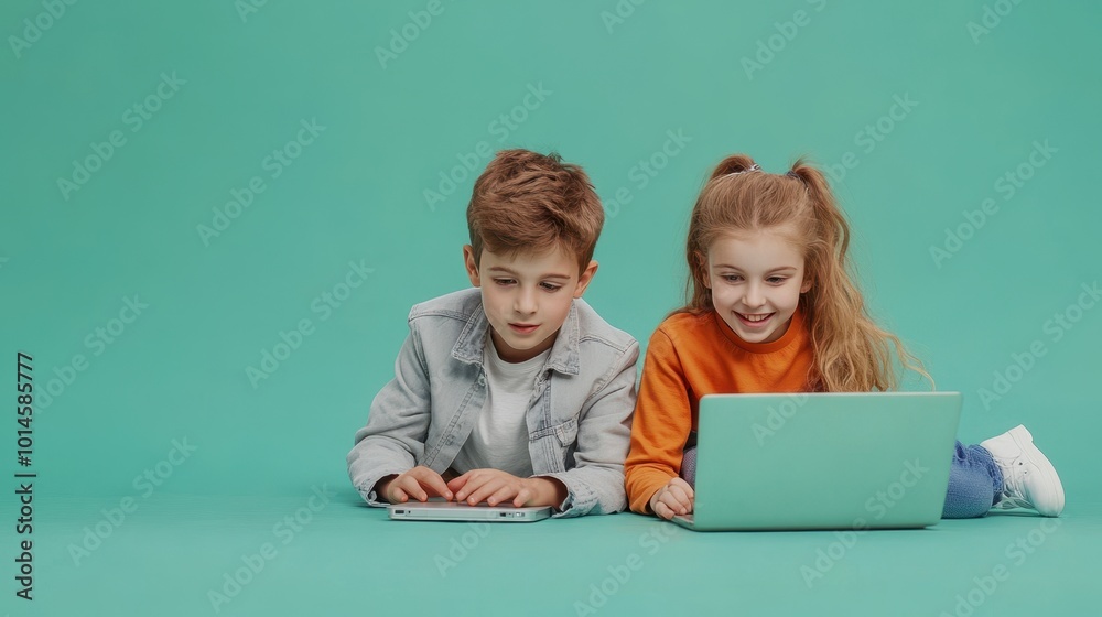 The Kids Using Technology Together The Kids Using Technology Together