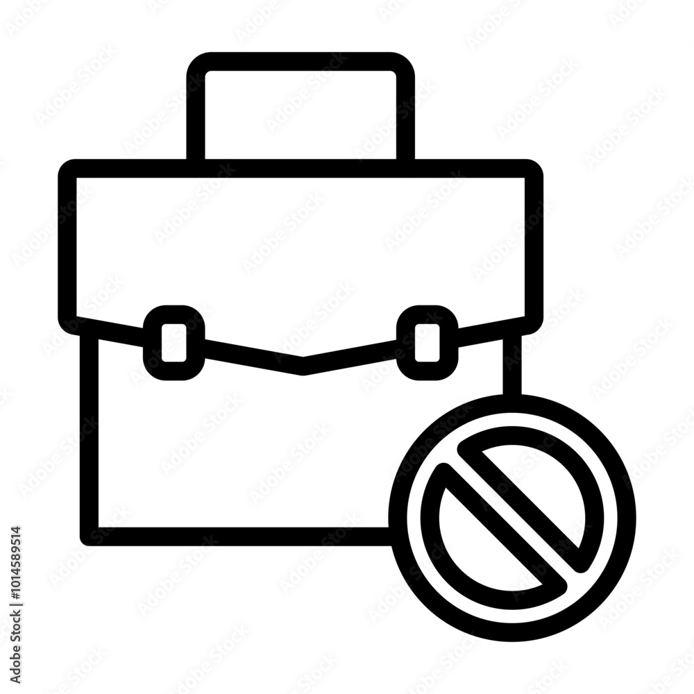ID Card Vector Line Icon Design ID Card Vector Line Icon Design