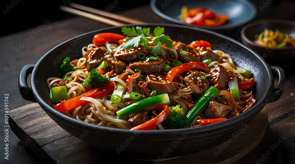 Pork Chop Suey Stir Fry With Mixed Vegetables In Savory Sauce Pork Chop Suey Stir Fry With Mixed Vegetables In Savory Sauce