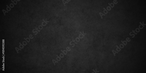 Dark Black background texture, old vintage charcoal black backdrop paper with watercolor. Abstract background with black wall surface, black stucco texture. Black gray satin dark texture luxurious.