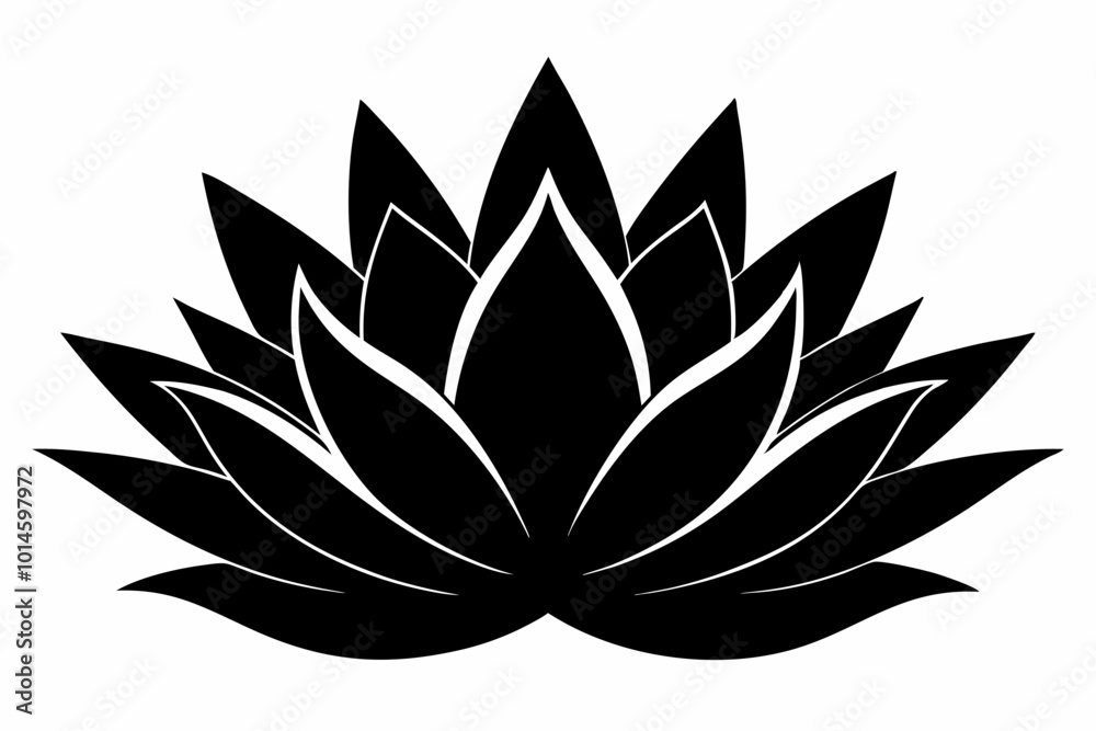 Obraz premium Agave plant vector, agave symbol, Cactus vector icon