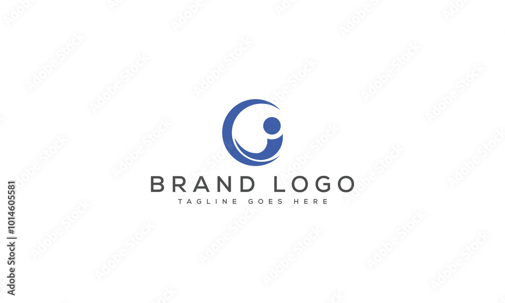Obraz premium letter CI logo design vector template design for brand.
