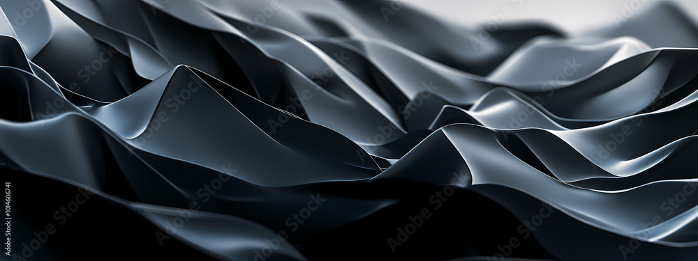 Fototapeta premium Futuristic Geometric Layers
