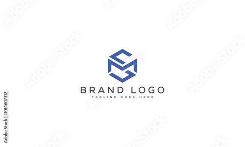 letter MS logo design vector template design for brand.