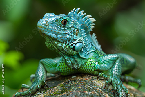 Boca Tapada Green Plumed Basilisk