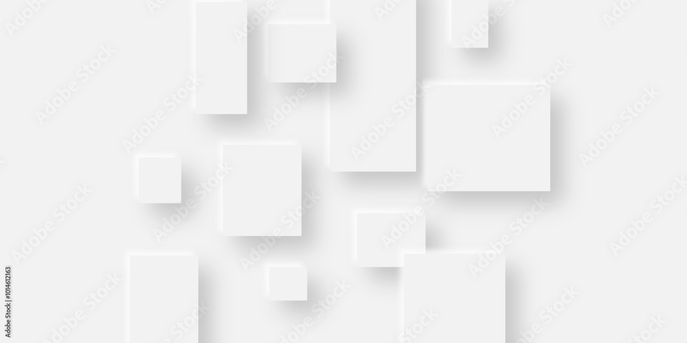 Abstract white rectangle shape geometric line background. abstract seamless modern white and gray color technology concept geometric rectangle vector background neomorphism style poster, banner design Abstract white rectangle shape geometric line background. abstract seamless modern white and gray color technology concept geometric rectangle vector background neomorphism style poster, banner design