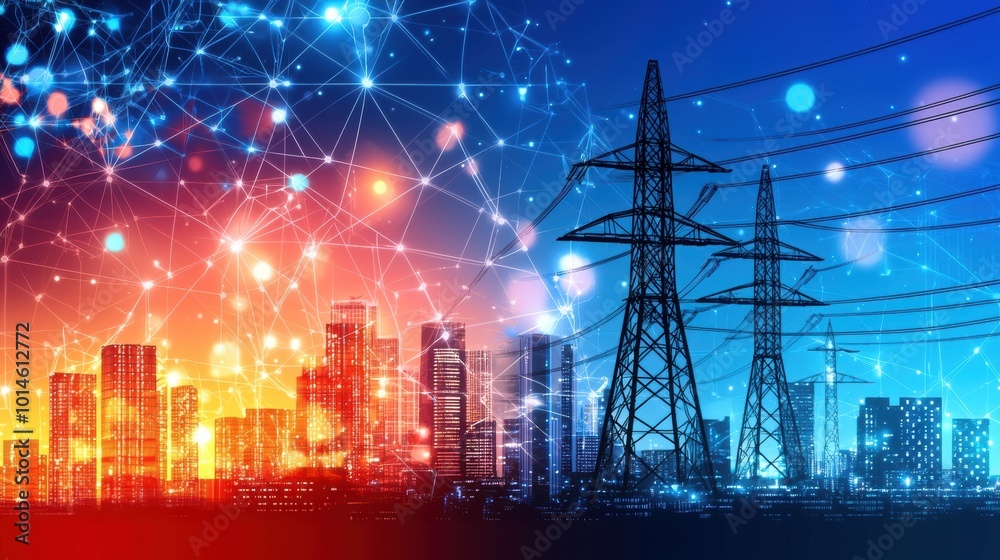 Urban Network and Power Transmission Landscape Urban Network and Power Transmission Landscape
