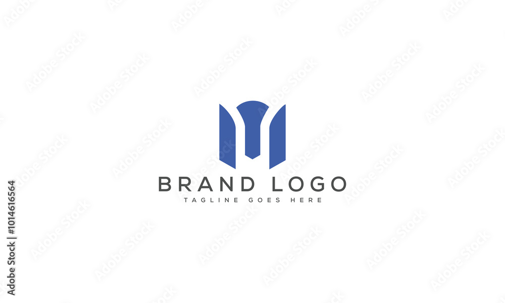 letter M logo design vector template design for brand.