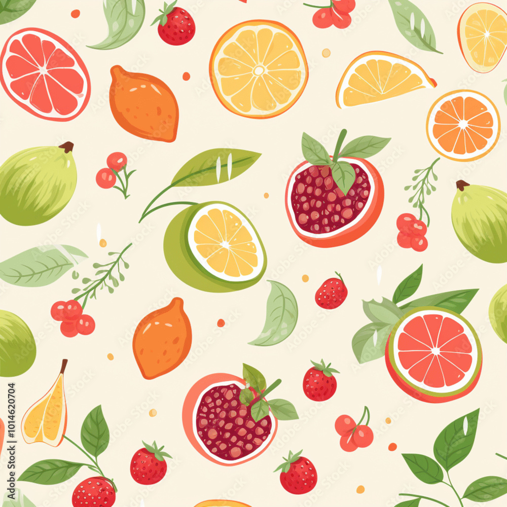 A Vibrant Fruit Medley A Vibrant Fruit Medley