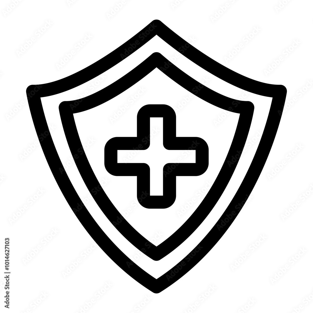 Fototapeta premium Health protection icon