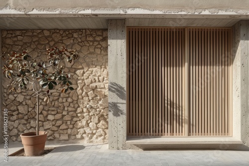 Stunning residential structure combining stone and wood for timeless elegance and durability