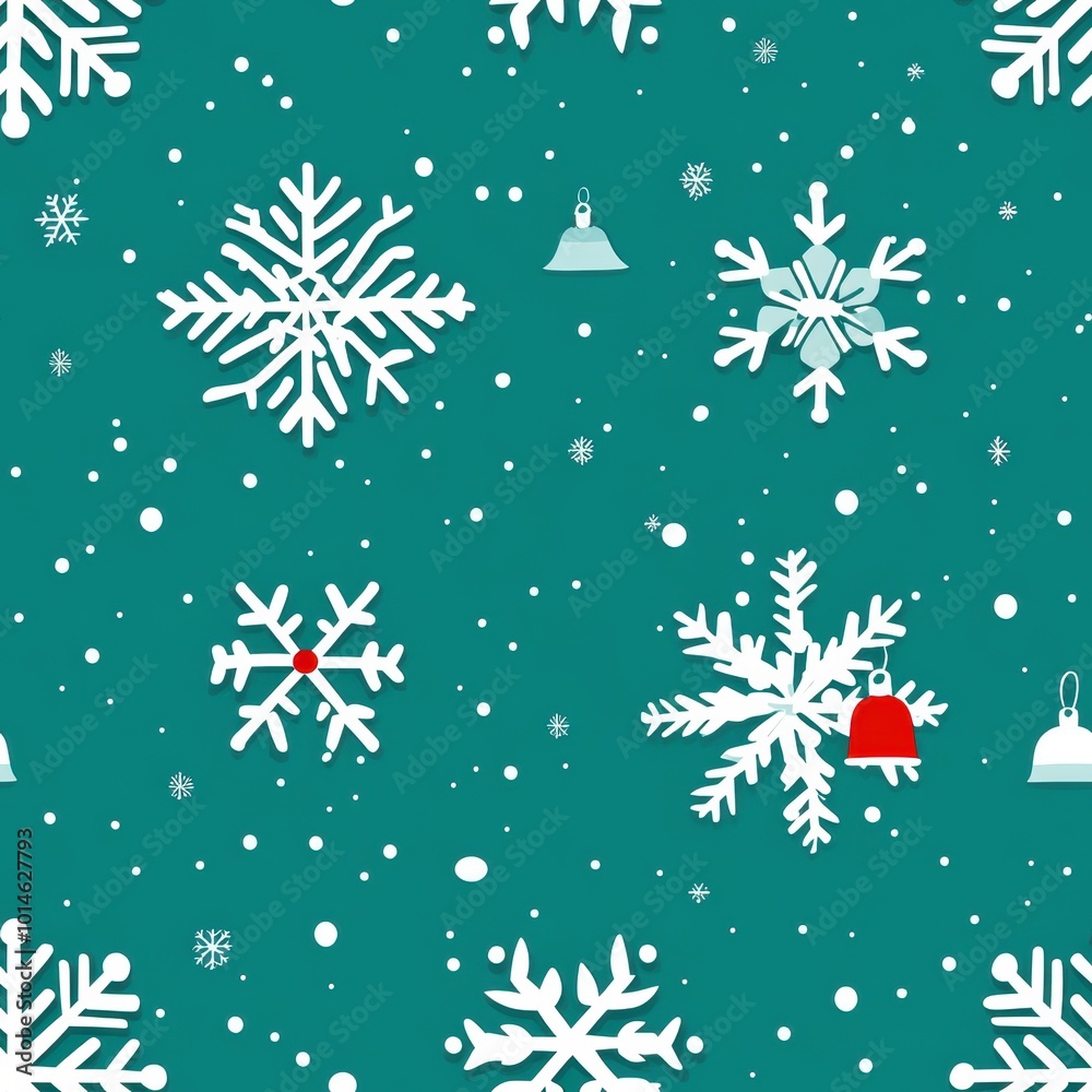 Seamless Holiday Craft Cartoon Pattern Design