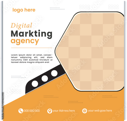 business  Social Media Post Template, Editable Post Template Social Media Banners.