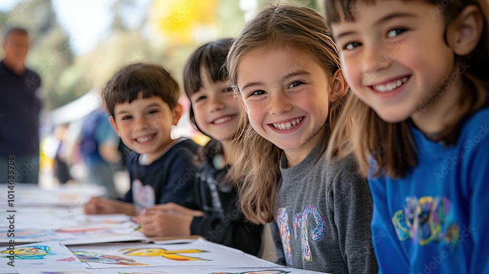 Children drawing in the book UHD wallpaper Children drawing in the book UHD wallpaper