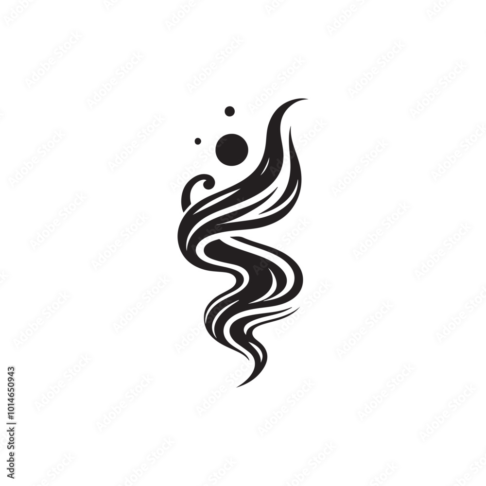 Elegant Smoke Illustration - A Modern Icon Perfect for Representing Aroma in Branding Projects, This Design Offers a Stylish and Versatile Option for Culinary, Fragrance, or Any Aroma-focused Applicat Elegant Smoke Illustration - A Modern Icon Perfect for Representing Aroma in Branding Projects, This Design Offers a Stylish and Versatile Option for Culinary, Fragrance, or Any Aroma-focused Applicat