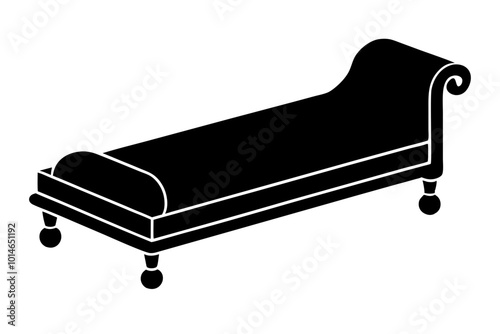 line art bedstead household with Transparent Background Clipart