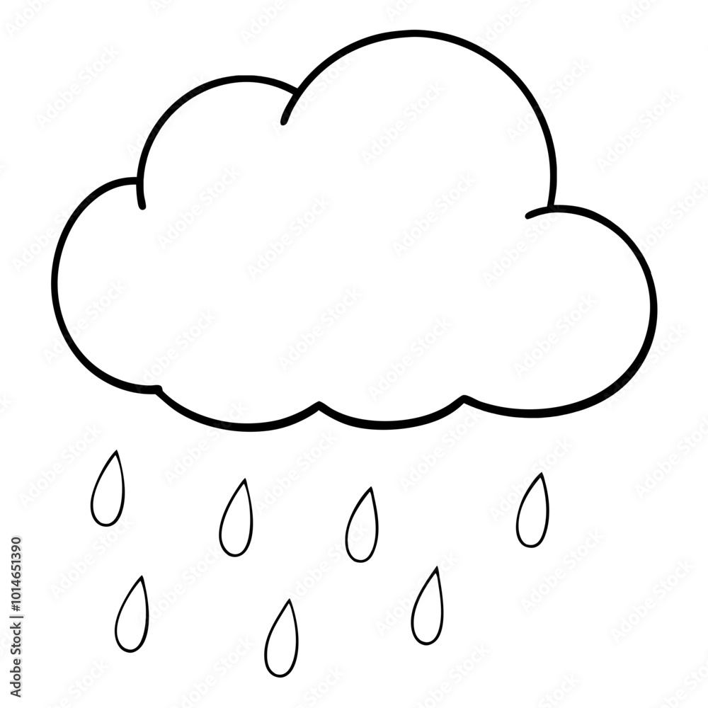 rainy icon with Transparent Background Clipart rainy icon with Transparent Background Clipart