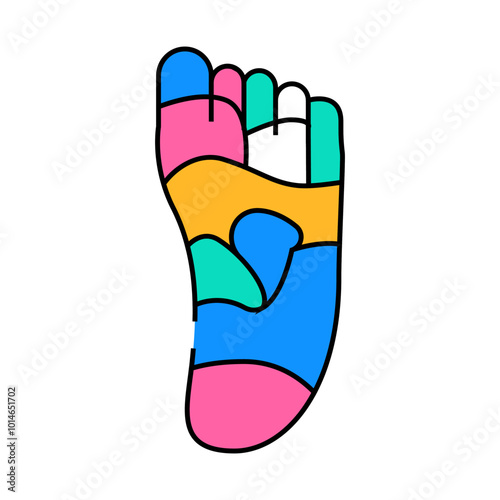 shiatsu massage line icon vector. shiatsu massage sign. isolated symbol illustration