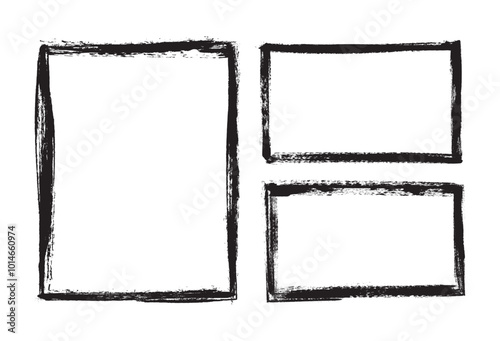 Vector grunge frame