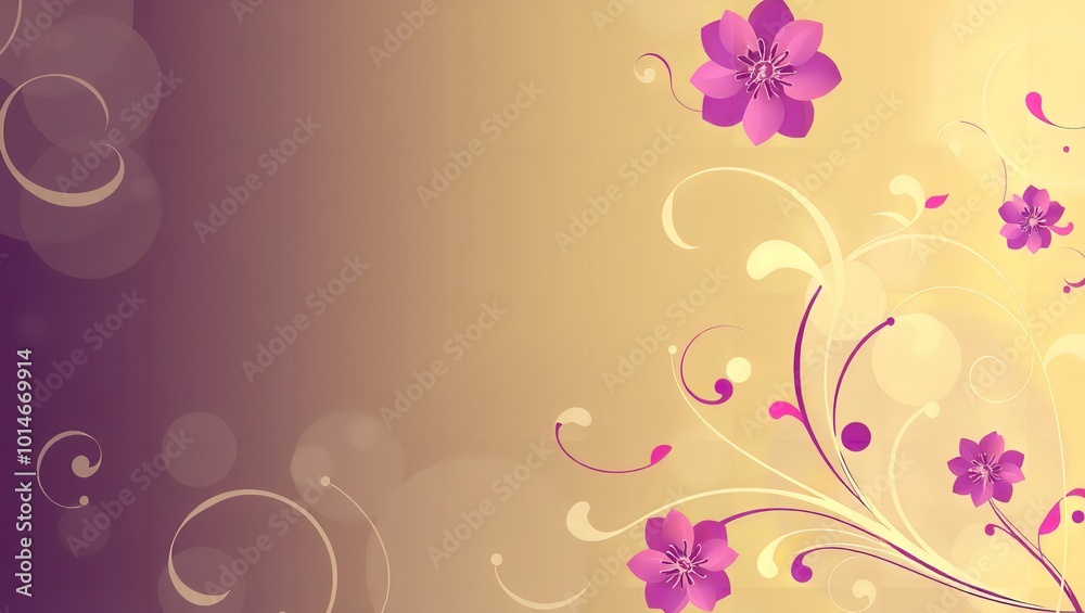 Stunning Abstract Background Featuring Floral Swirls: Perfect for Digital Art Stunning Abstract Background Featuring Floral Swirls: Perfect for Digital Art