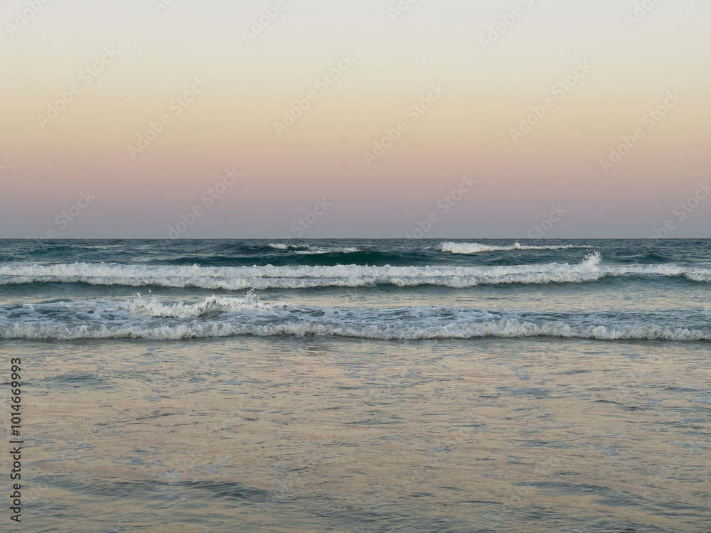 Dusk, Coolum, Sunshine Coast, Queensland, Australia Dusk, Coolum, Sunshine Coast, Queensland, Australia