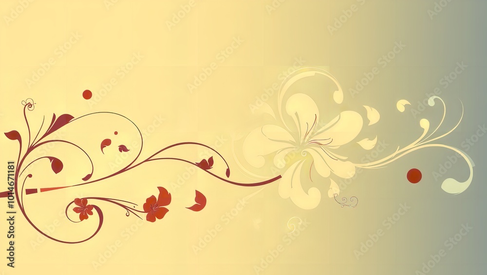 Stunning Abstract Background Featuring Floral Swirls: Perfect for Digital Art Stunning Abstract Background Featuring Floral Swirls: Perfect for Digital Art