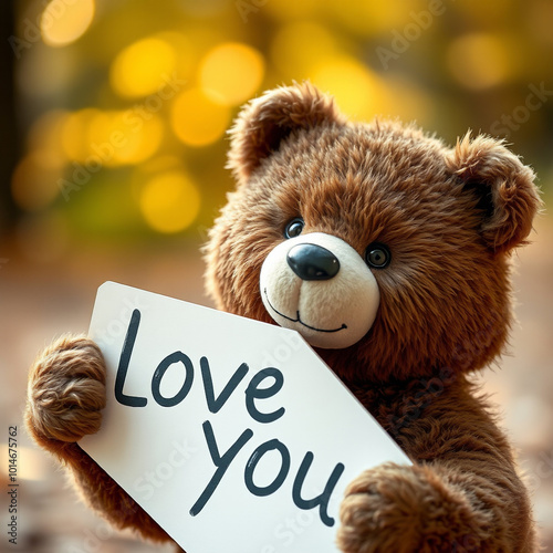 teddy bear with message board,teddy bear with heart,teaddy bear with love,teddy bear love,teddy bear with sign board photo