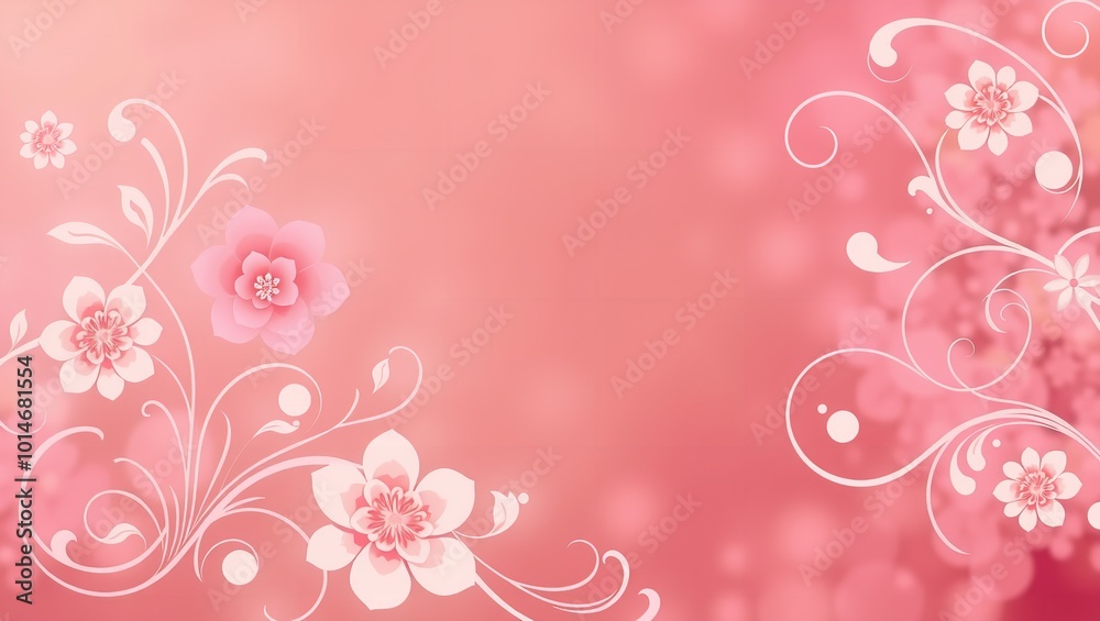 Stunning Abstract Background Featuring Floral Swirls: Perfect for Digital Art Stunning Abstract Background Featuring Floral Swirls: Perfect for Digital Art