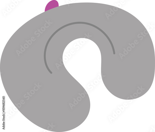 Neck pillow illustration