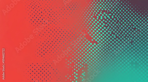 Wallpaper Mural Abstract background with red and green polka dots. Torontodigital.ca