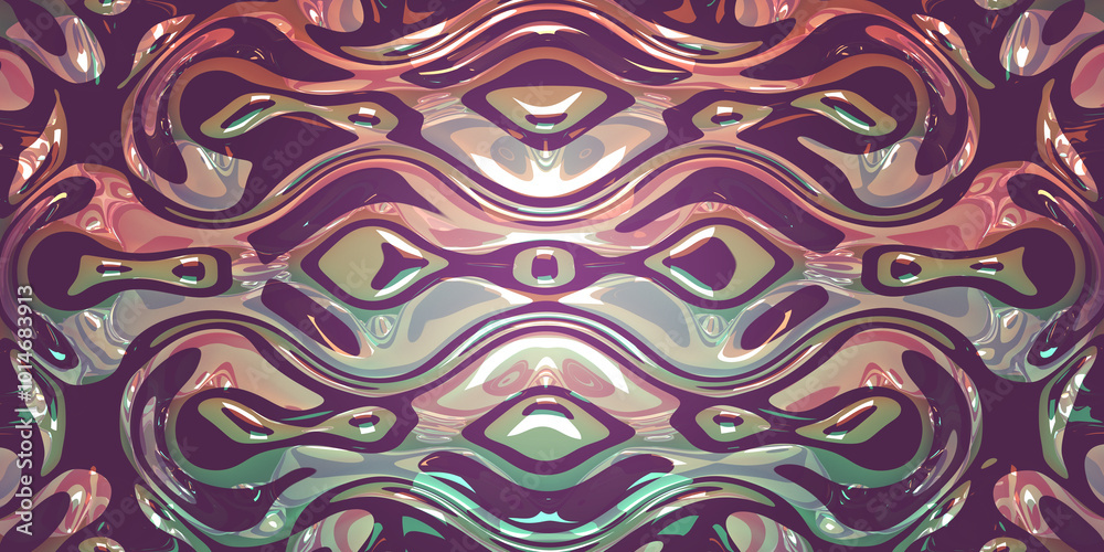 3d background with ornamental bionic texture 3d background with ornamental bionic texture
