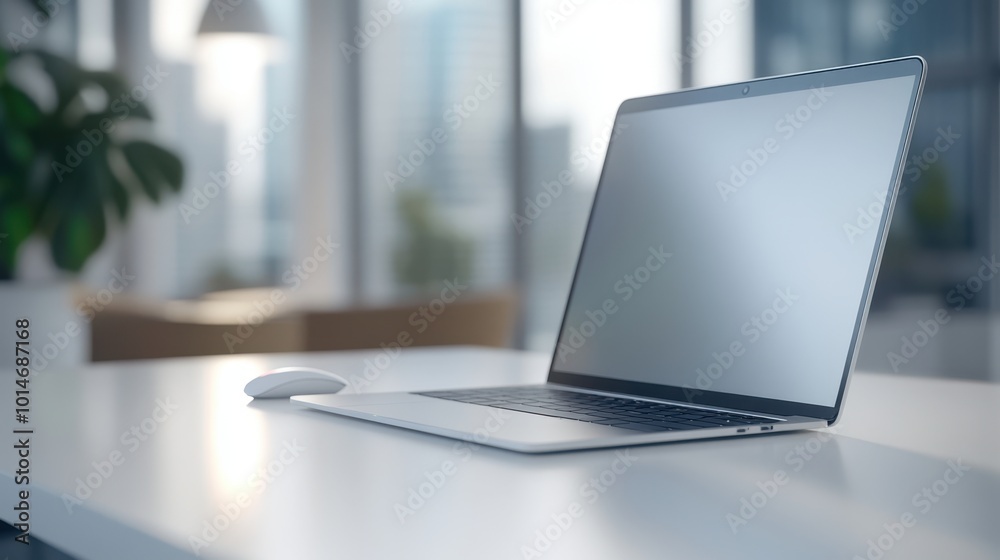 The Laptop on Desk The Laptop on Desk