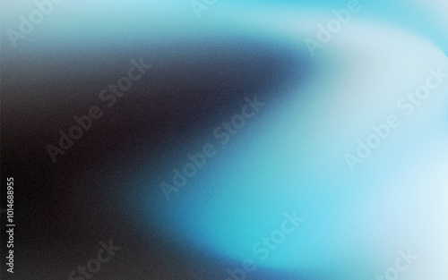 Abstract black and blue liquid background. Gradient mesh effect bright color blend. Blurred fluid colorful mix fluid and grain grunge texture gradation, vector noise blur abstract background