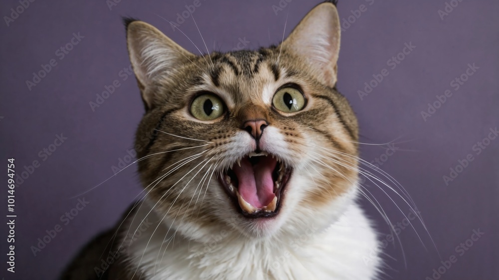 Obraz premium Shocked Cat Image