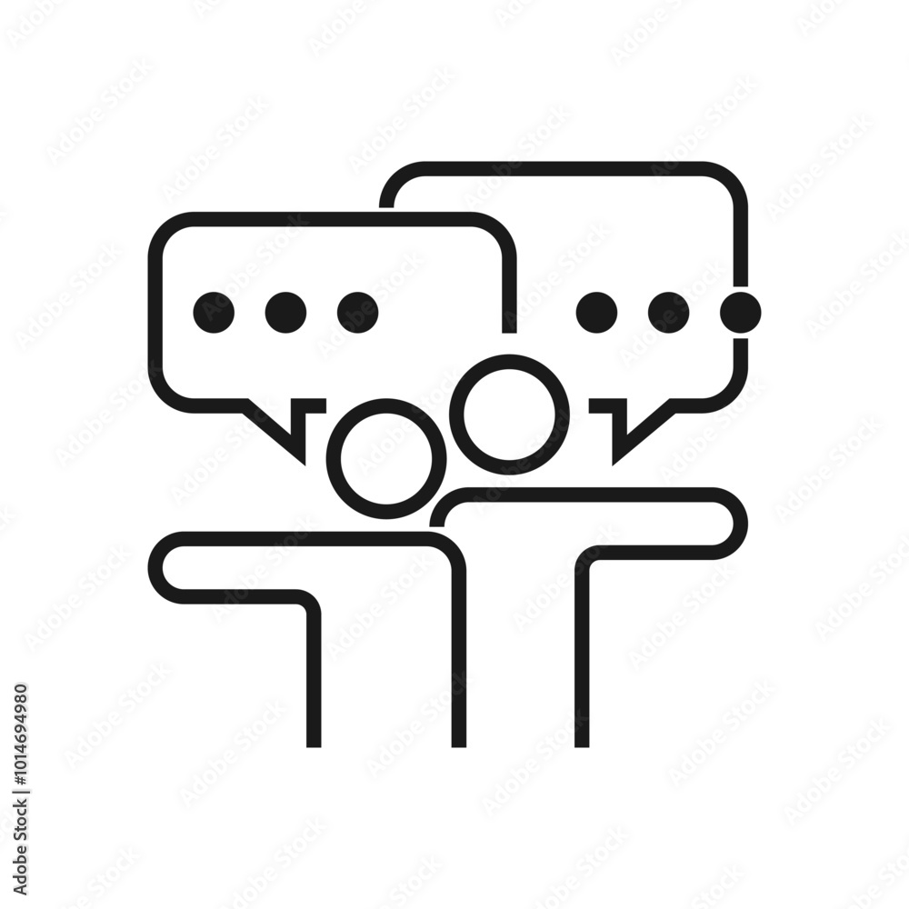 Decision, choose or votes icon in bold line Decision, choose or votes icon in bold line