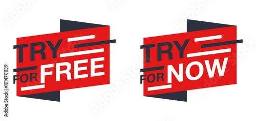 Try for free or Try Now - badge for special offers