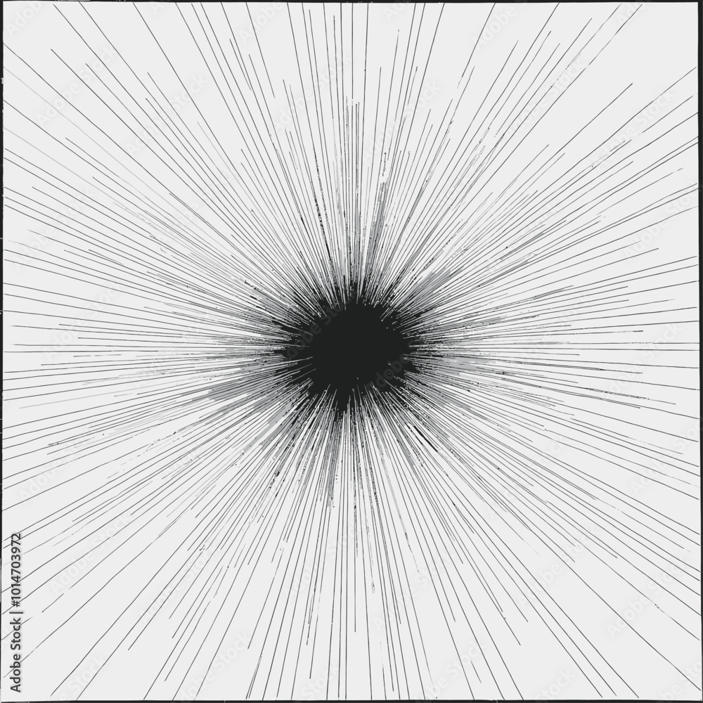 Obraz premium Abstract Black Hole Art 