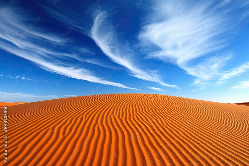 Naklejka premium Discovering Hidden Mysteries Beneath the Sands of the Sahara Desert During Daylight