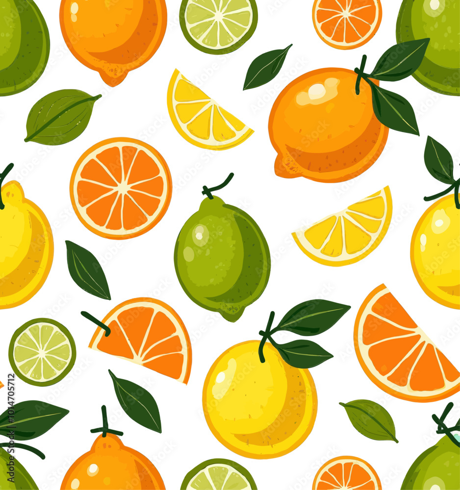 Citrus Fruit Seamless Pattern
Citrus Fruit Seamless Pattern