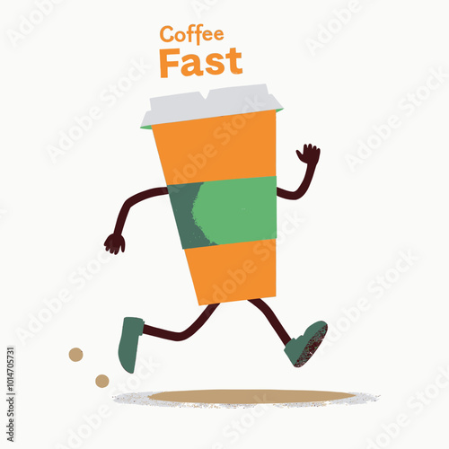 Coffee Cup Running 
