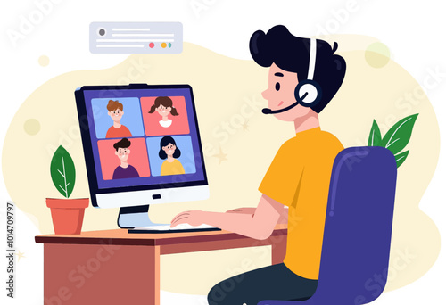 Remote Team Collaboration via Video Call