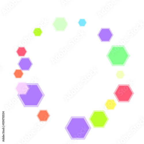 Abstract color blurs on dark background Vector background.Abstract symbol pattern listed as a design with disassembled shapes.   Shape shatter texture, square debris and destruction
