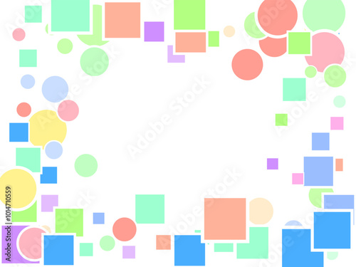 Abstract color blurs on dark background Vector background.Abstract symbol pattern listed as a design with disassembled shapes.   Shape shatter texture, square debris and destruction