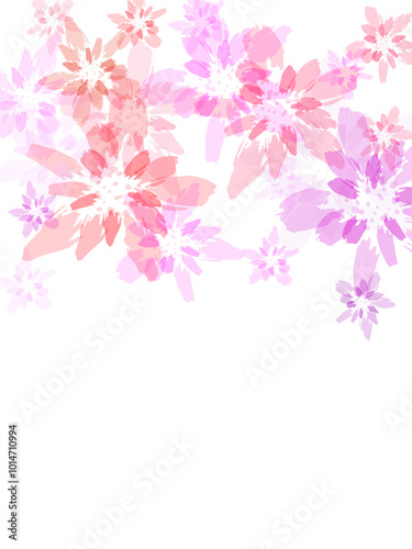 Flower blossom parts romantic vector. Wedding celebration decor.